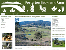 Tablet Screenshot of fostertonfarm.com.au
